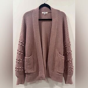 Madewell Cable-Knit Long Open-Front Cardigan – Cozy Oversized Comfort 1X